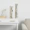 CosmoLiving by Cosmopolitan Silver Aluminum Tree Trunk Inspired Vase Set